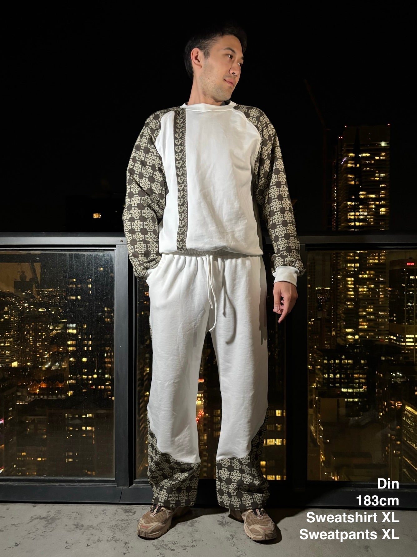 Sudadera Alas (blanco perla)