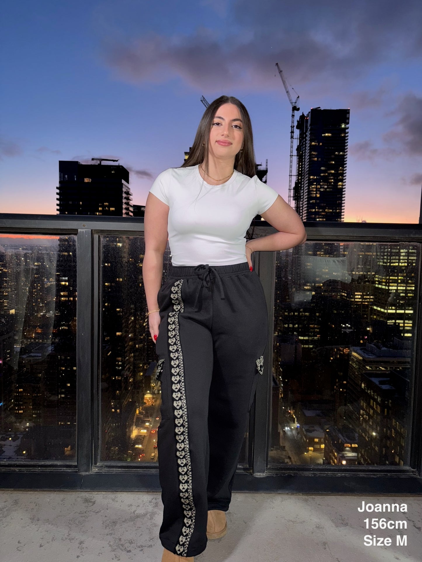 Envoltura Cargo Sweatpants (Jet Black)