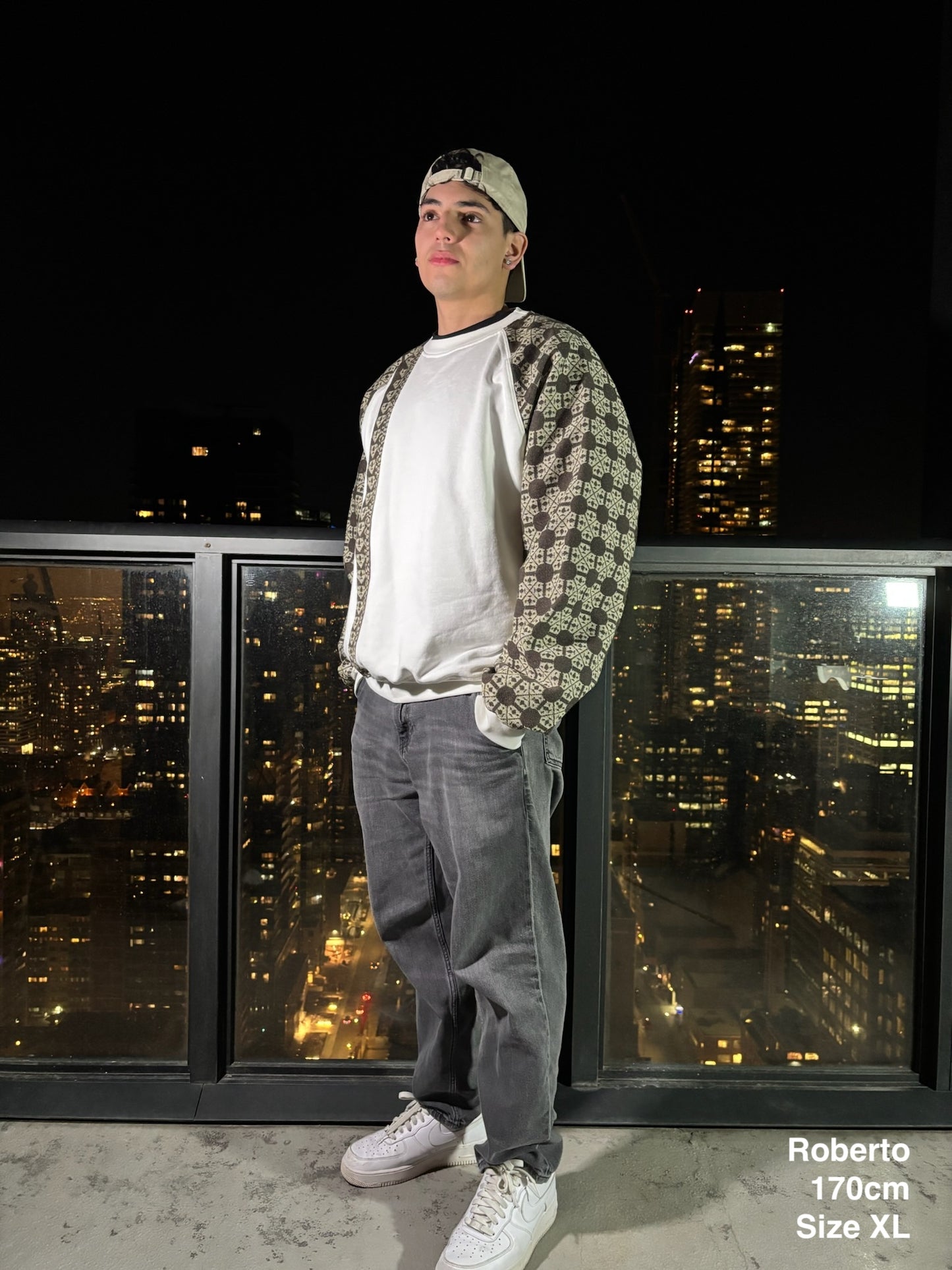 Sudadera Alas (blanco perla)