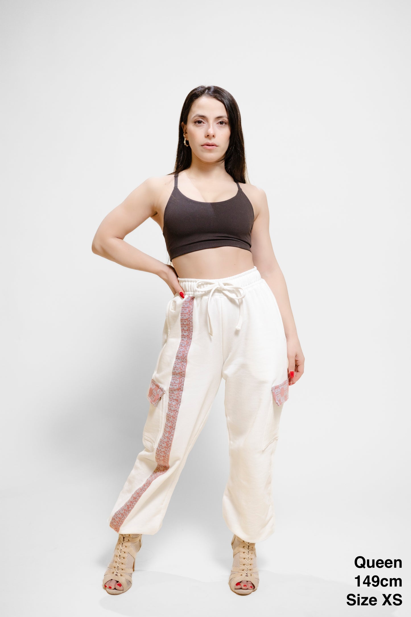 Envoltura Cargo Sweatpants (Pearl White)