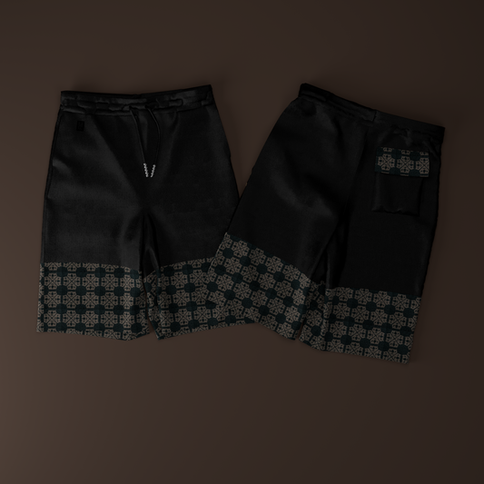 Pantalones cortos Mordida (negro azabache)