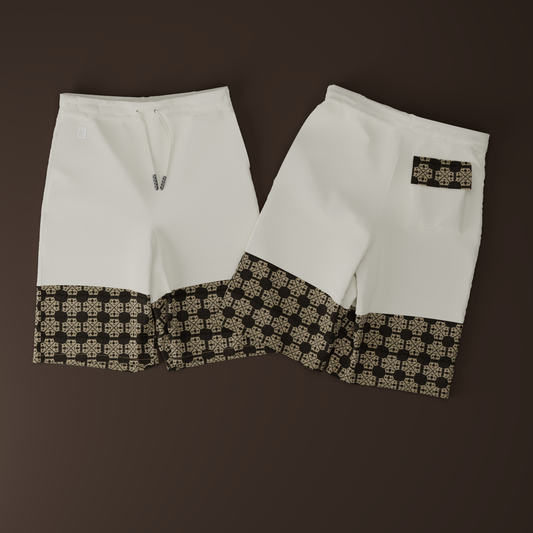 Pantalones cortos Mordida (blanco perla)