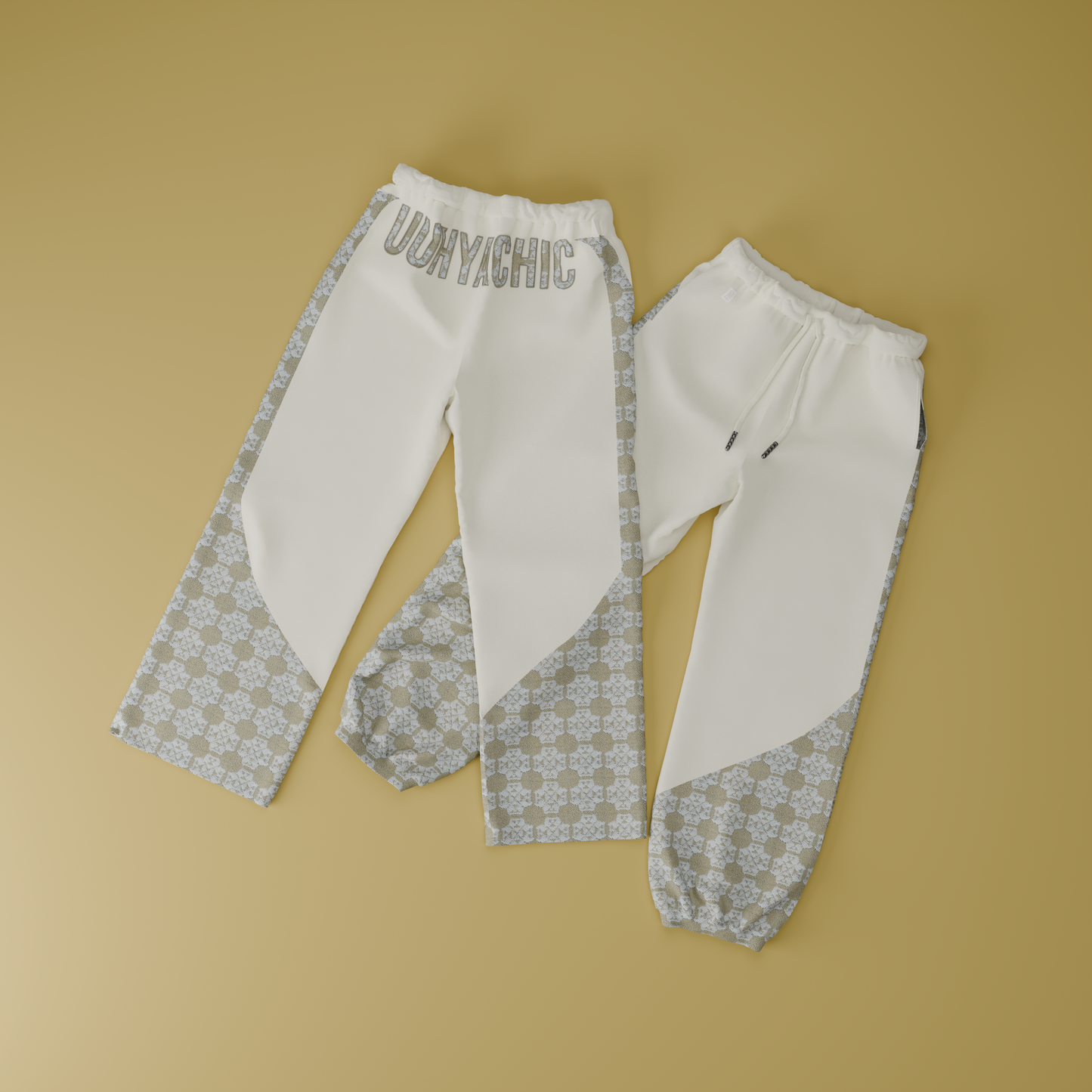 Pantalones deportivos Veneno (blanco perla)