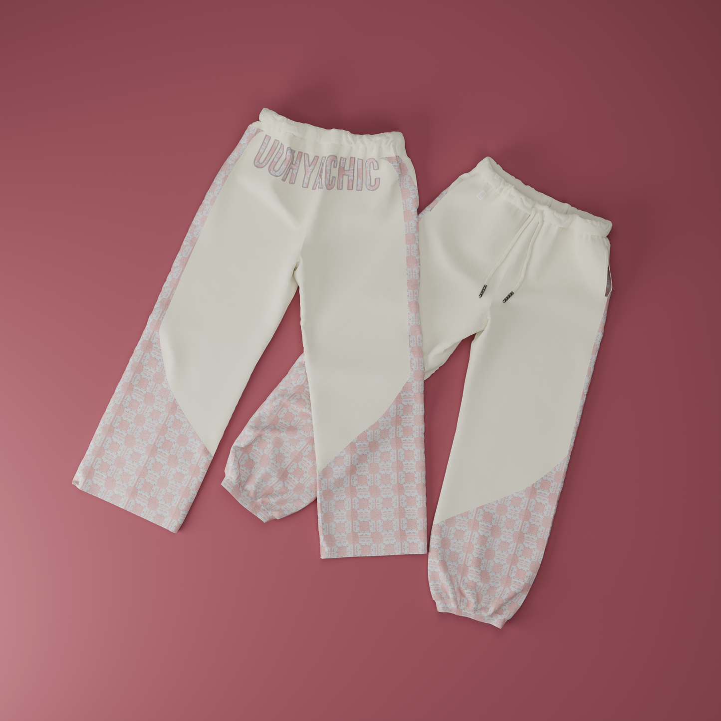 Pantalones deportivos Veneno (blanco perla)