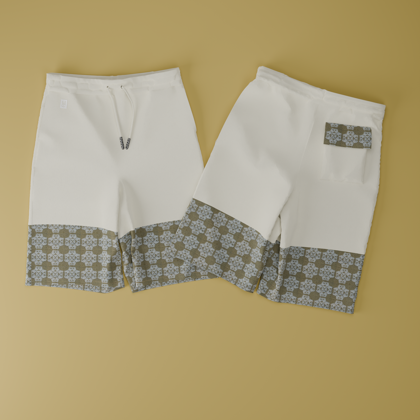 Pantalones cortos Mordida (blanco perla)