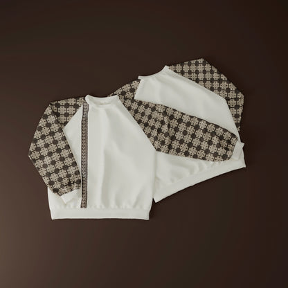 Sudadera Alas (blanco perla)