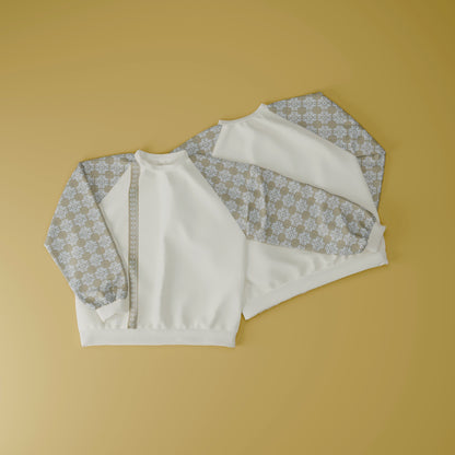 Sudadera Alas (blanco perla)